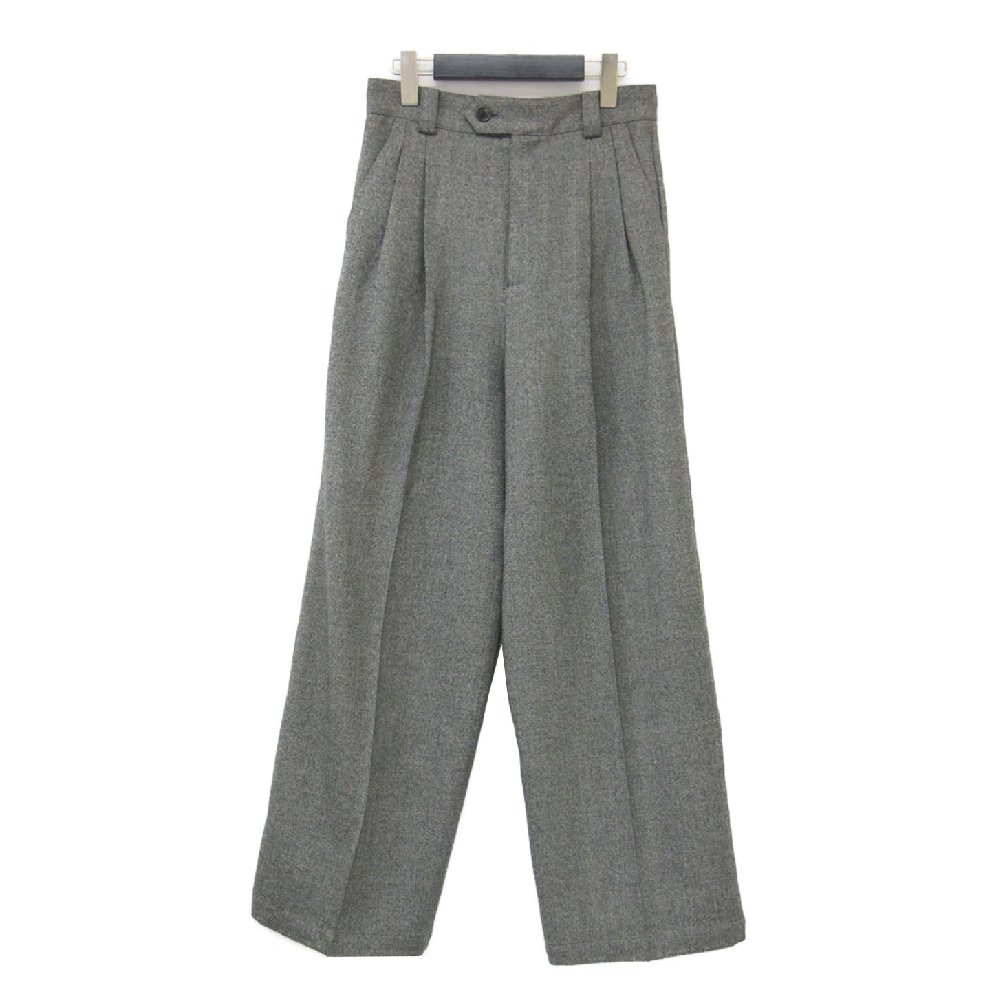 23秋冬 2WAYストレッチワイドパンツ / スラックス センタープレス セミワイド ウォッシャブル