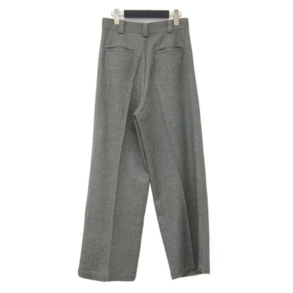 23秋冬 2WAYストレッチワイドパンツ / スラックス センタープレス セミワイド ウォッシャブル
