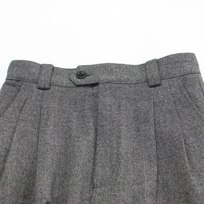 23秋冬 2WAYストレッチワイドパンツ / スラックス センタープレス セミワイド ウォッシャブル
