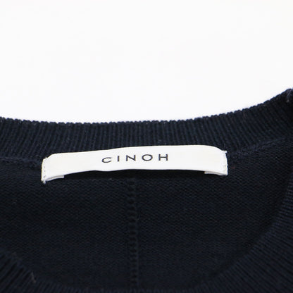 21秋冬 クルーネック ワイド プルオーバー / ニット 長袖 ドロップショルダー オーバーサイズ ウール