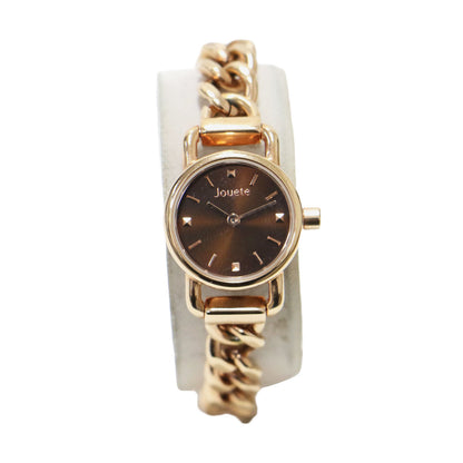 メタル チェーン ベルト 腕時計 / タイムピース ラウンド型