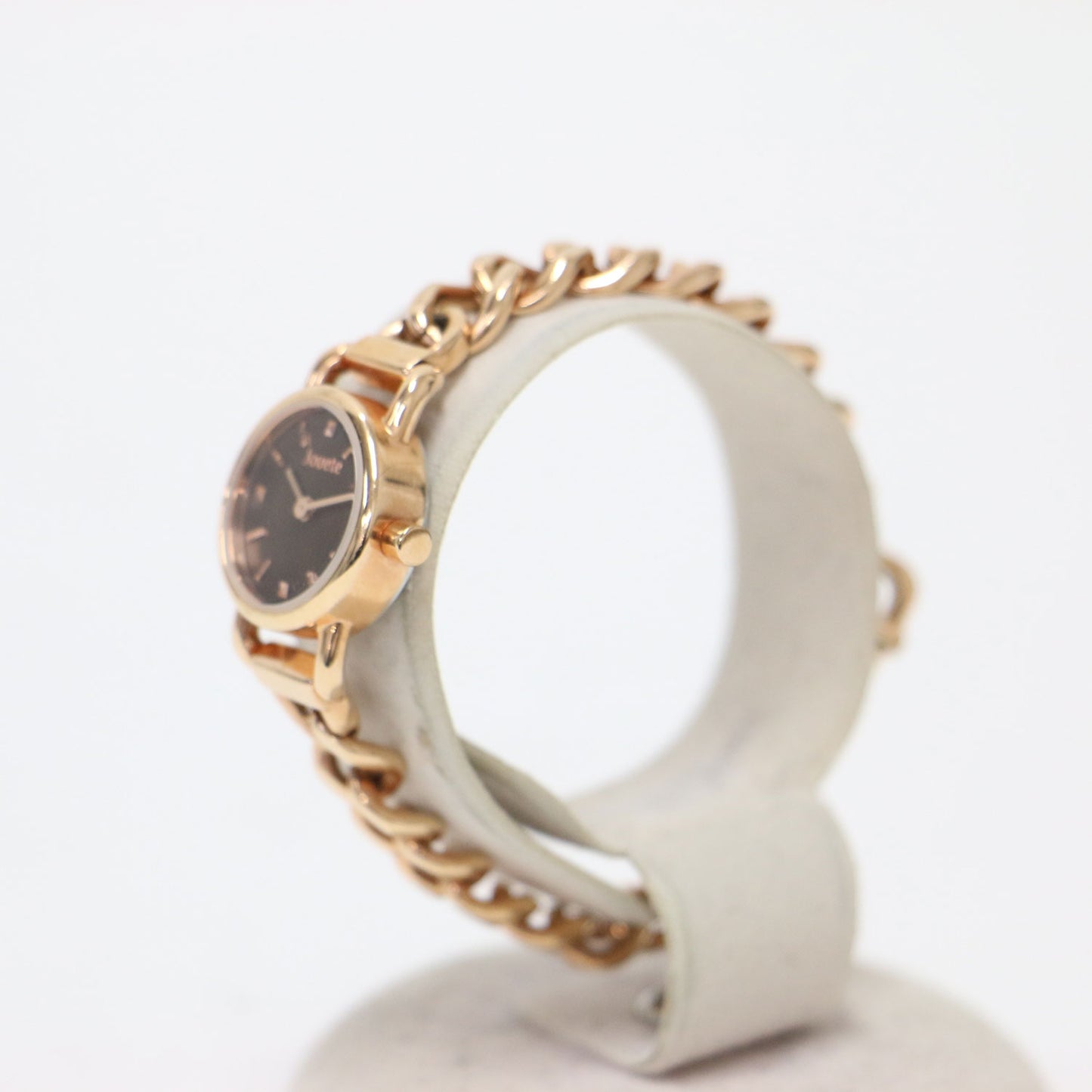 メタル チェーン ベルト 腕時計 / タイムピース ラウンド型