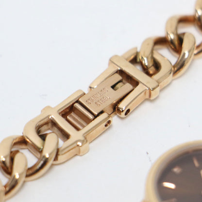 メタル チェーン ベルト 腕時計 / タイムピース ラウンド型