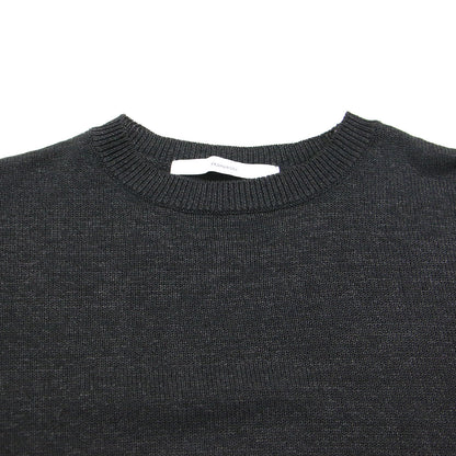 24春夏 ウォッシャブル ペーパーヤーン ニット / プルオーバー 長袖 クルーネック