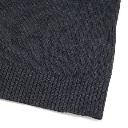 24春夏 ウォッシャブル ペーパーヤーン ニット / プルオーバー 長袖 クルーネック