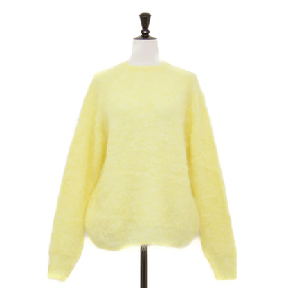 22秋冬 ファーモヘヤ クルーネック プルオーバー / ニット 長袖 ラグランスリーブ