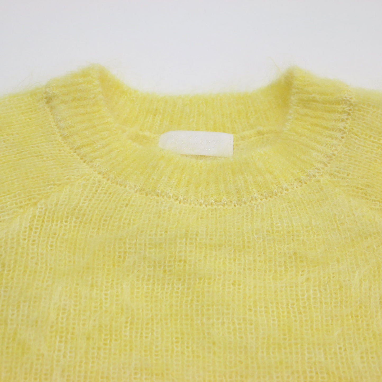 22秋冬 ファーモヘヤ クルーネック プルオーバー / ニット 長袖 ラグランスリーブ