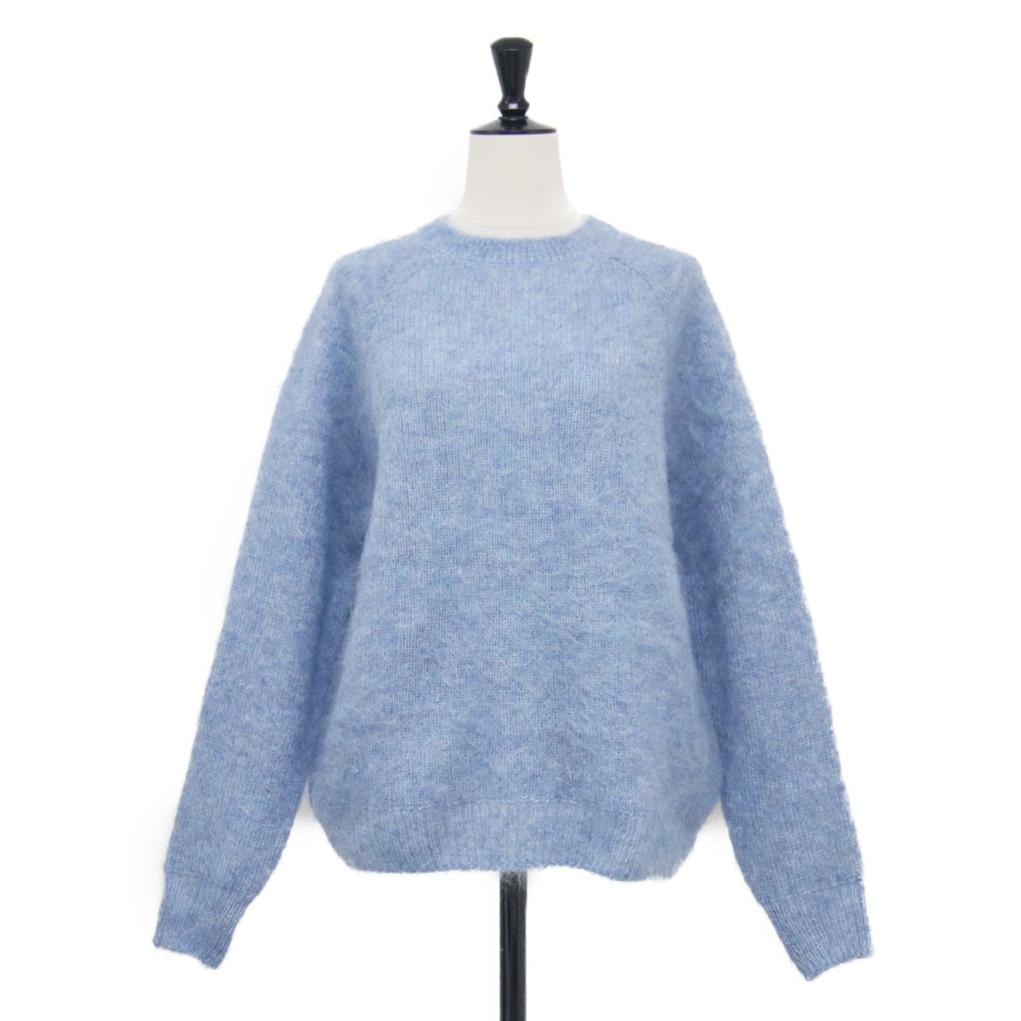 22秋冬 ファーモヘヤ クルーネック プルオーバー / ニット 長袖 ラグランスリーブ