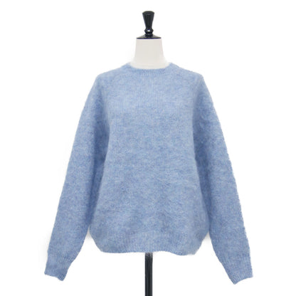22秋冬 ファーモヘヤ クルーネック プルオーバー / ニット 長袖 ラグランスリーブ