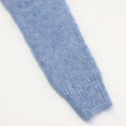 22秋冬 ファーモヘヤ クルーネック プルオーバー / ニット 長袖 ラグランスリーブ