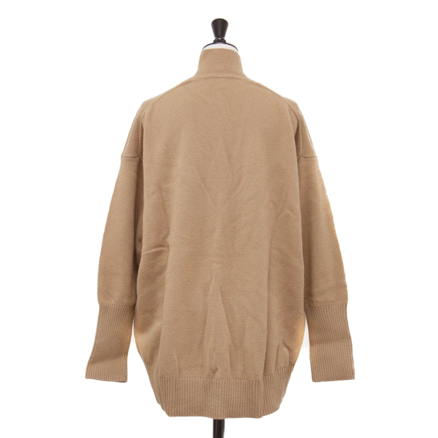 22秋冬 ラムカシミヤ ビルドネック プルオーバー / ニット 長袖 ドロップショルダー ウール