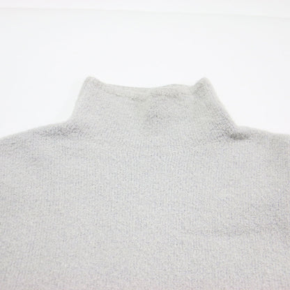 23秋冬 ウール シルク ストレッチ ブークレー ビルドネック プルオーバー / ニット 長袖 オーバーサイズ