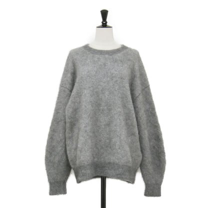 ファー ボリュームスリーブ プルオーバー / ニット クルーネック 長袖 ウール