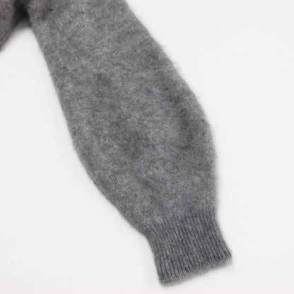 ファー ボリュームスリーブ プルオーバー / ニット クルーネック 長袖 ウール