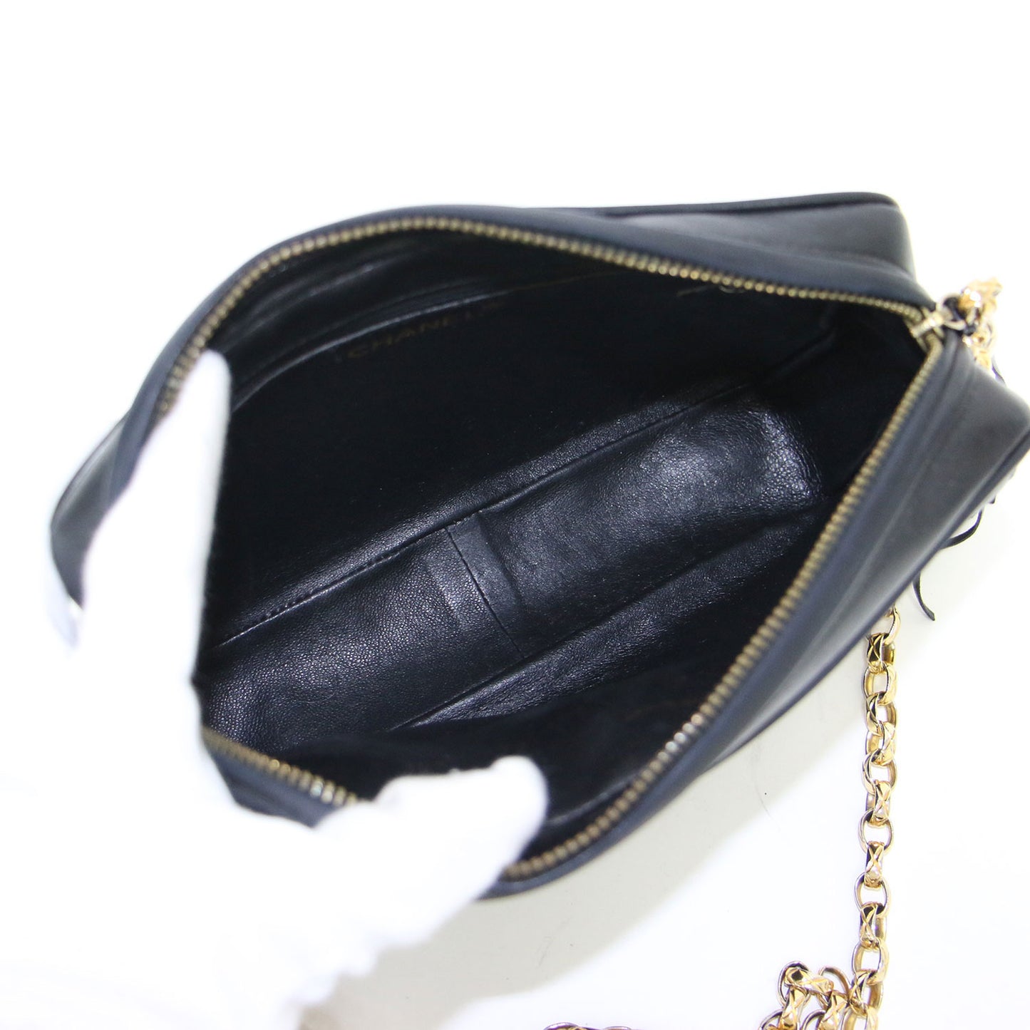 マトラッセ チェーン ショルダーバッグ / 斜め掛け 肩掛け ココマーク タッセル キルティング ラムレザー