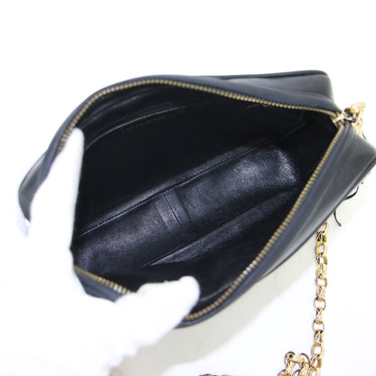 マトラッセ チェーン ショルダーバッグ / 斜め掛け 肩掛け ココマーク タッセル キルティング ラムレザー