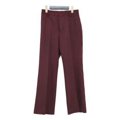 21秋冬 スタンダード パンツ / スラックス フレア センタープレス ウール