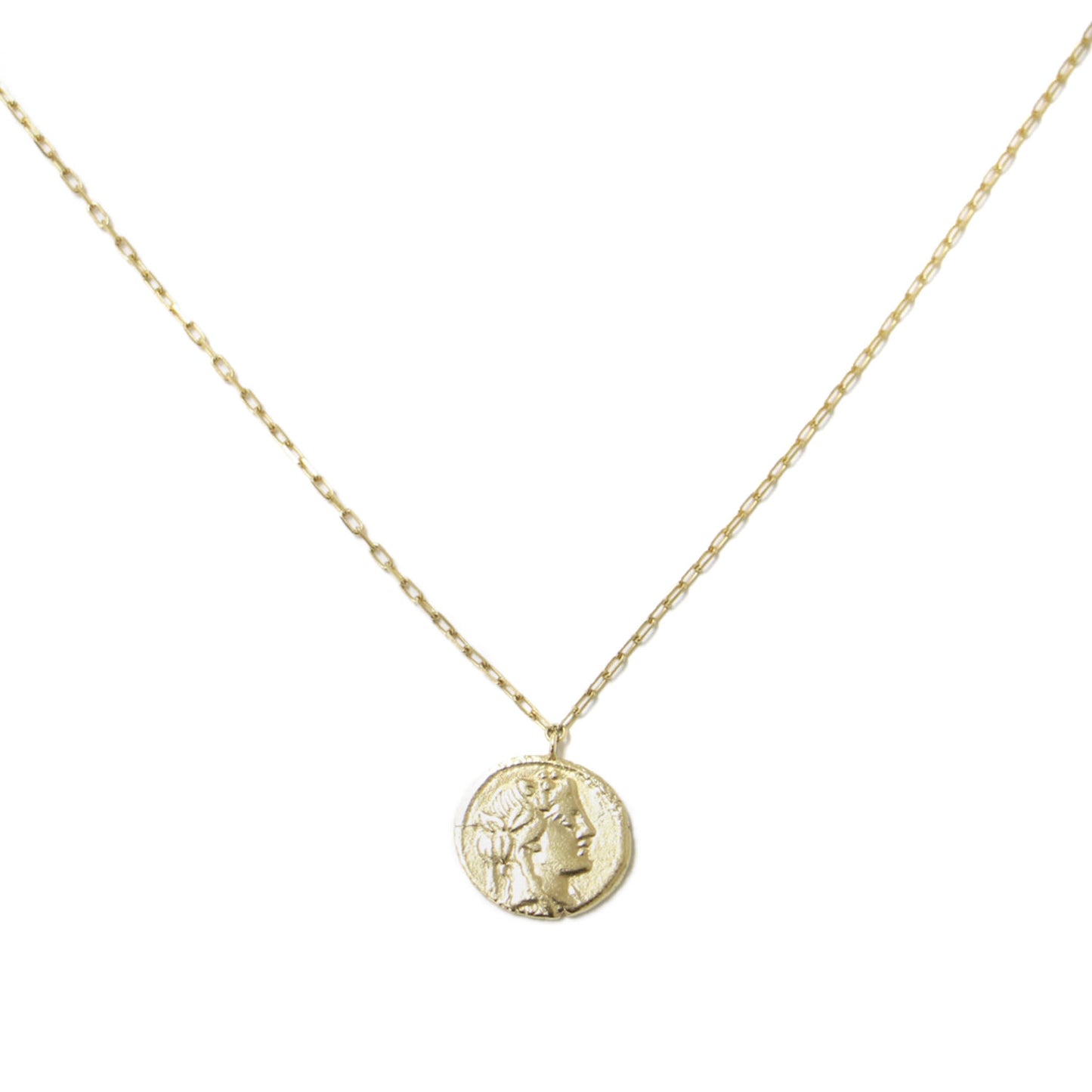 25春夏 コイン チャーム ネックレス / AM Vejovis Minerva 60 ペンダント チェーン SV925