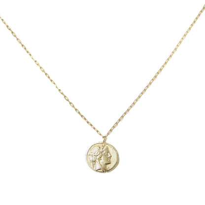 25春夏 コイン チャーム ネックレス / AM Vejovis Minerva 60 ペンダント チェーン SV925