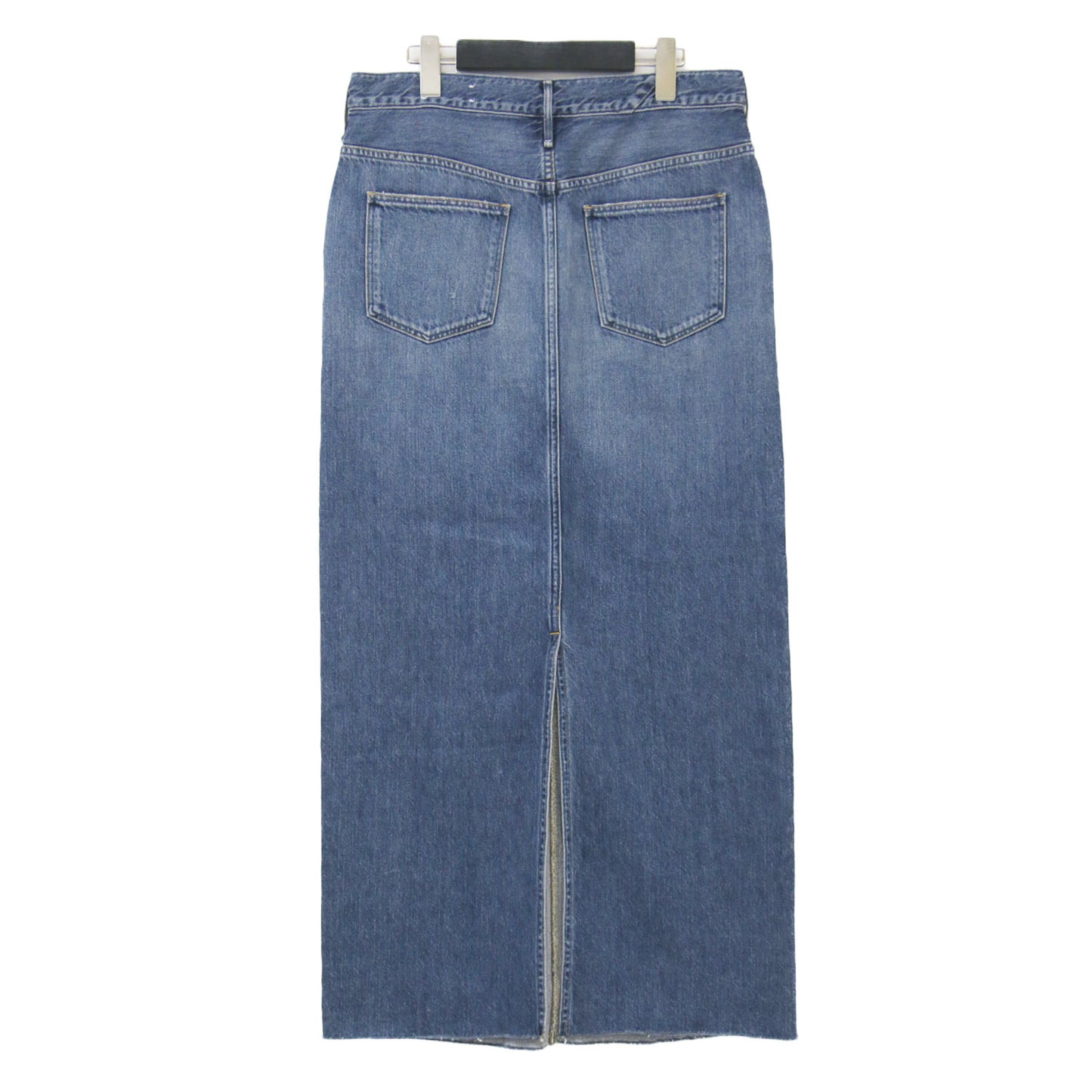 × L'Appartement 別注 25秋冬 デニム スカート / DENIM SKIRT マキシ Iライン カットオフ コットン