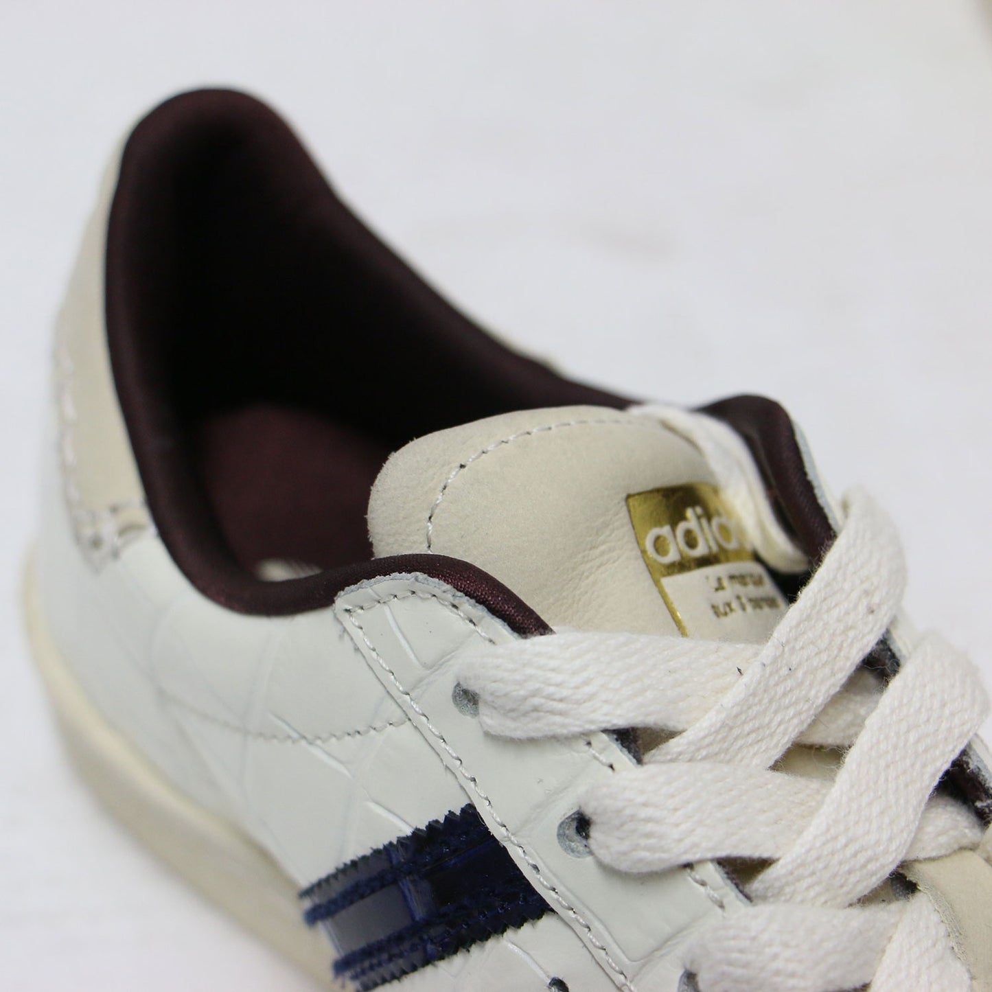 × Wales Bonner 24秋冬 SUPERSTAR JP7161 / スーパースター レザー ローカット レースアップ スニーカー