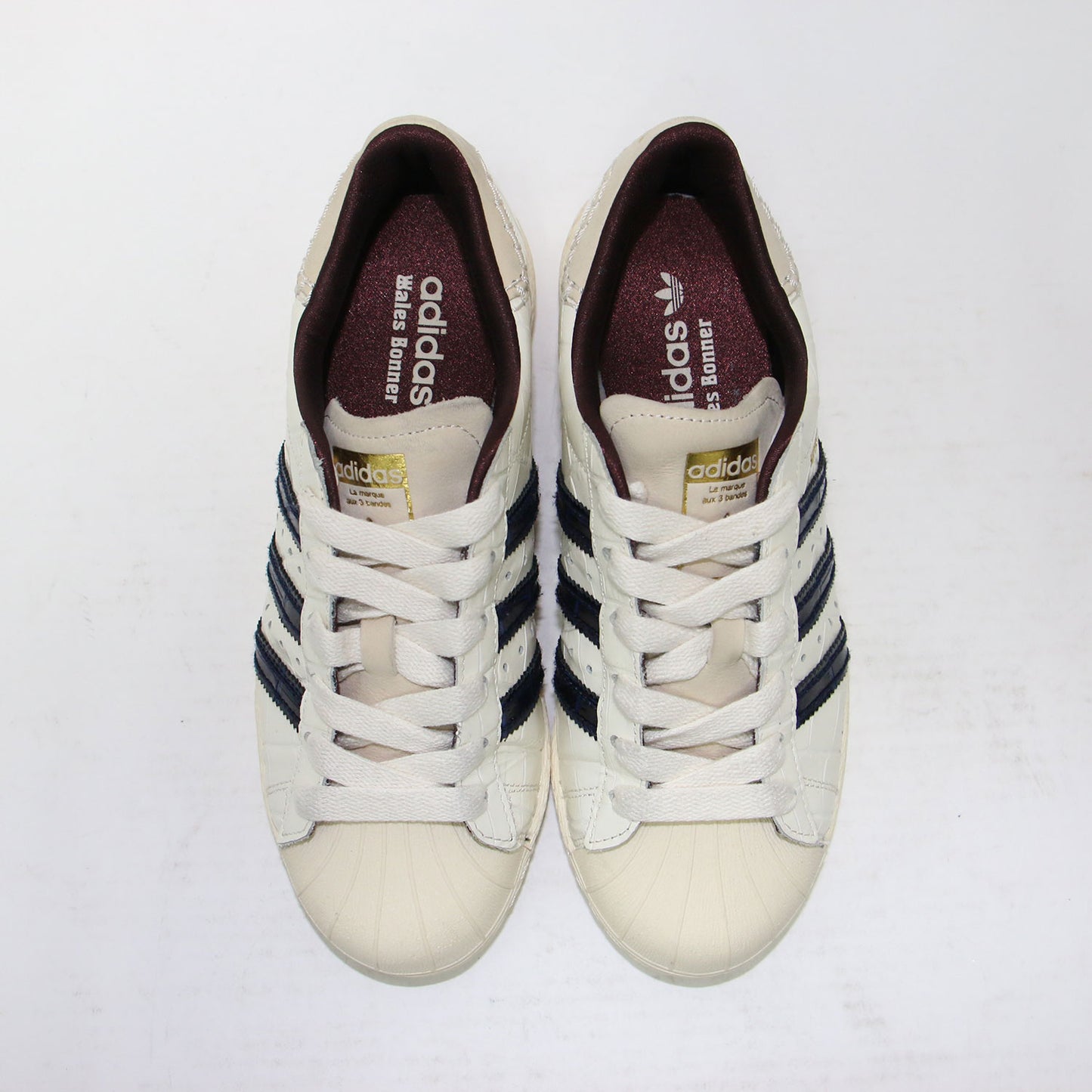 × Wales Bonner 24秋冬 SUPERSTAR JP7161 / スーパースター レザー ローカット レースアップ スニーカー