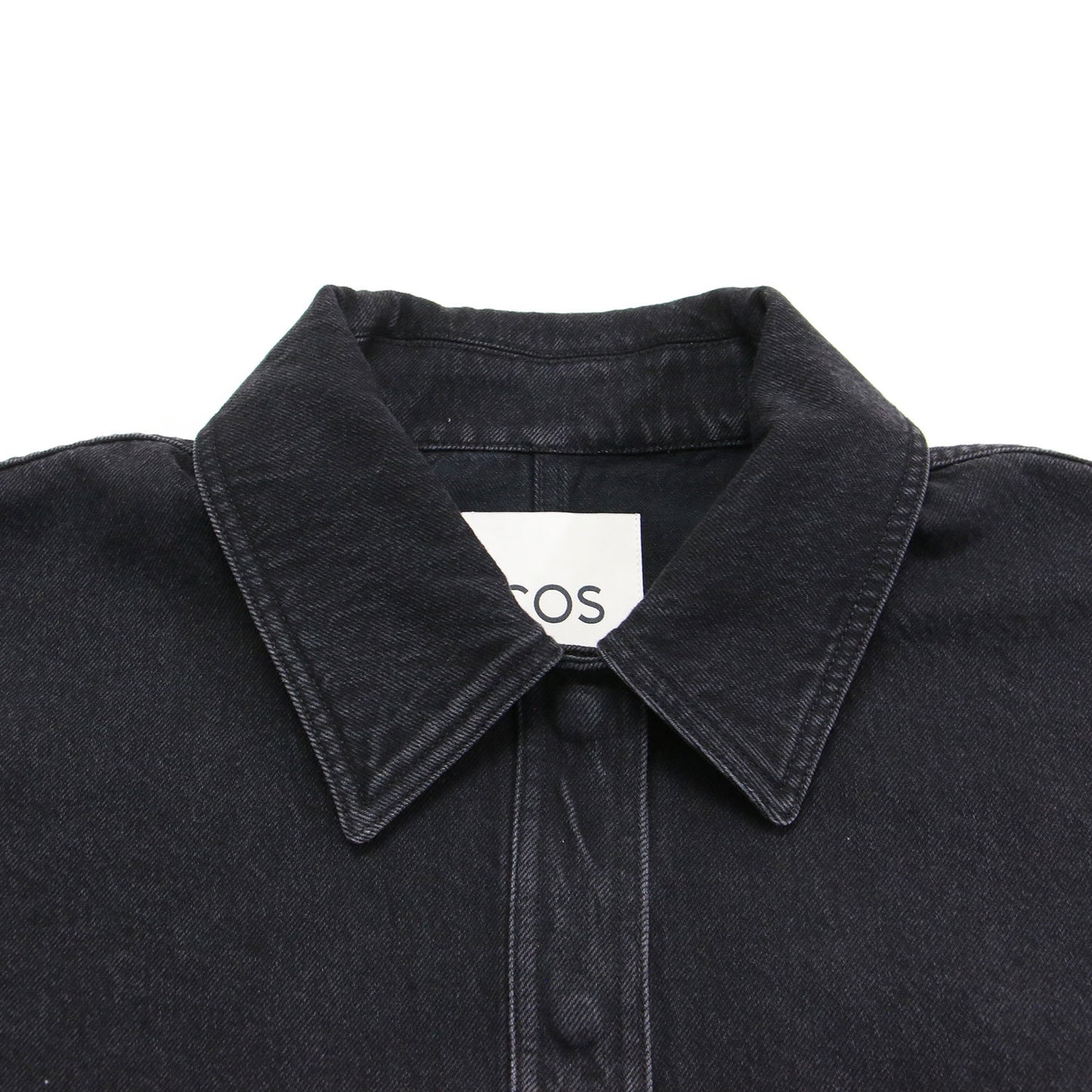 25秋冬 クロップド デニム ジャケット / Gジャン ブルゾン ショート丈 長袖 ワイド コットン