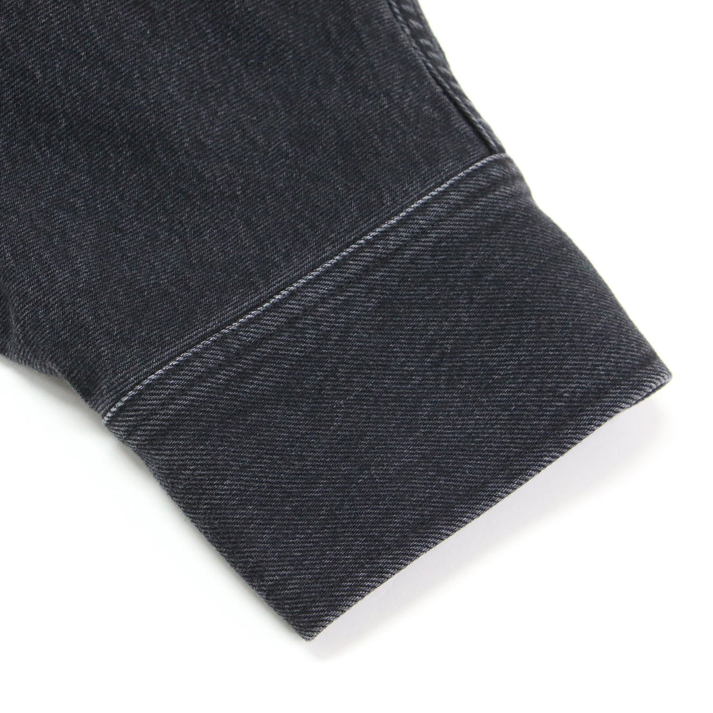 25秋冬 クロップド デニム ジャケット / Gジャン ブルゾン ショート丈 長袖 ワイド コットン