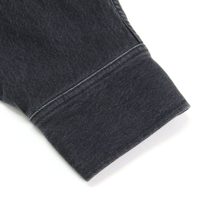 25秋冬 クロップド デニム ジャケット / Gジャン ブルゾン ショート丈 長袖 ワイド コットン