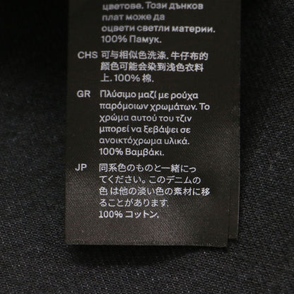 25秋冬 クロップド デニム ジャケット / Gジャン ブルゾン ショート丈 長袖 ワイド コットン