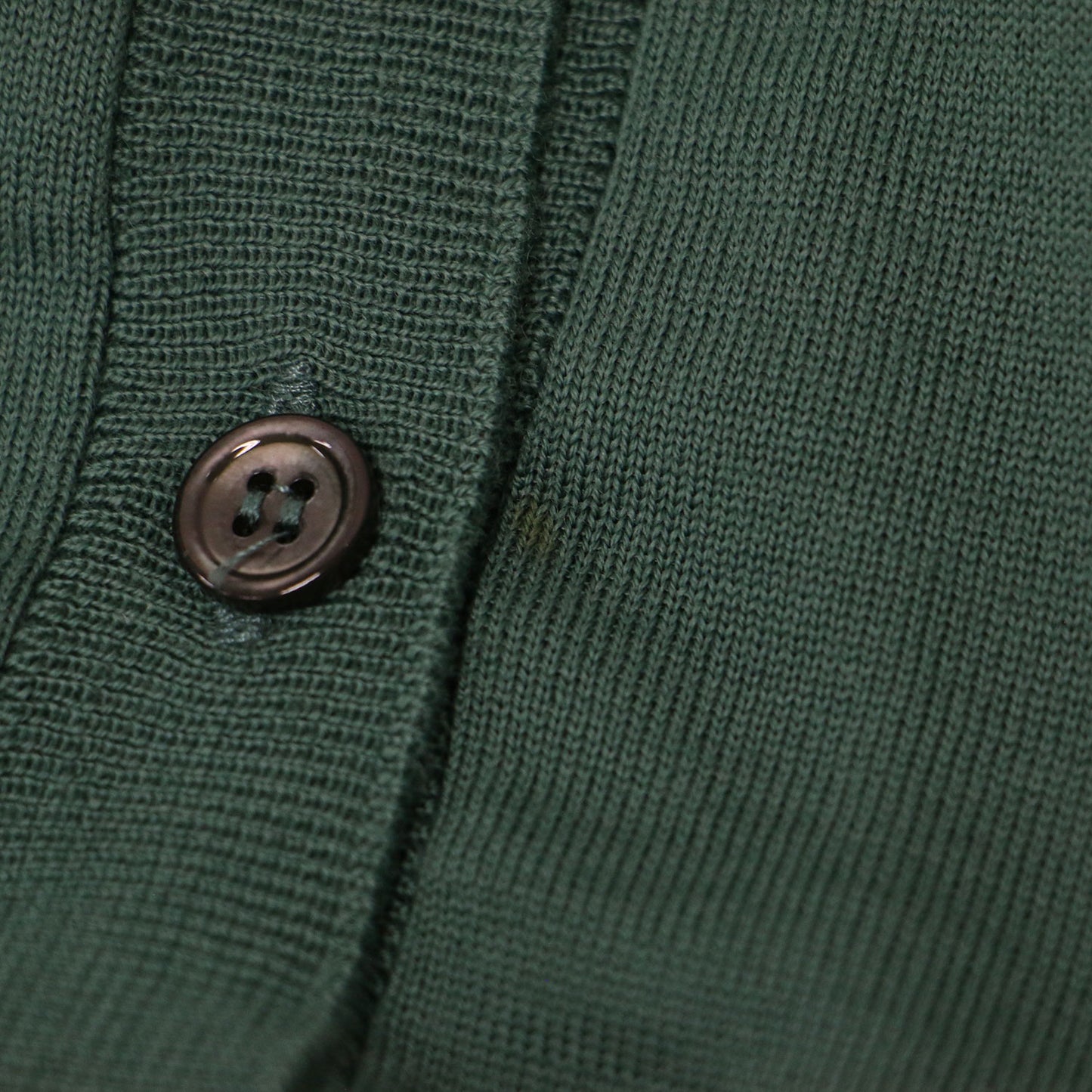 ウール バイカラー クルーネック カーディガン / ニット 長袖 配色