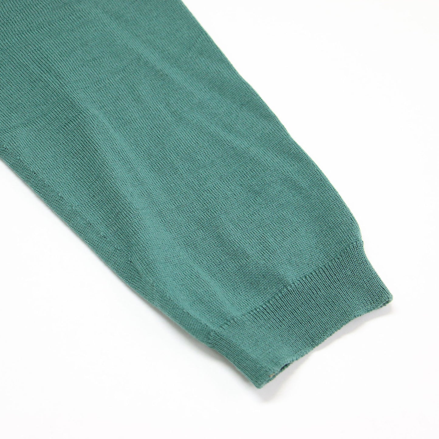 ウール バイカラー クルーネック カーディガン / ニット 長袖 配色