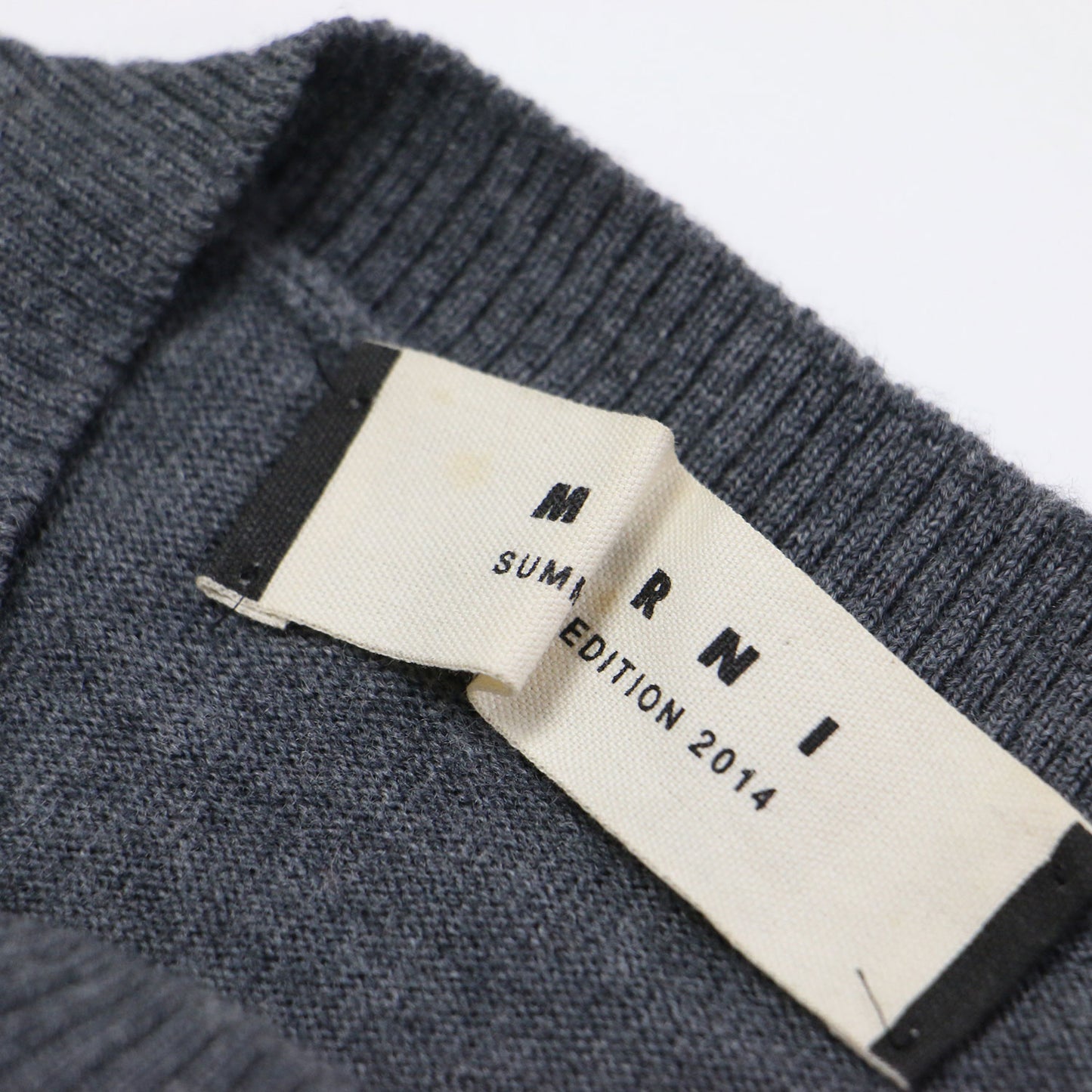 ウール ジャガード 半袖 ニット / プルオーバー クルーネック 配色 柄