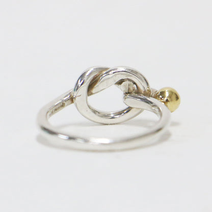 ラブノット リング / 指輪 スターリングシルバー K18