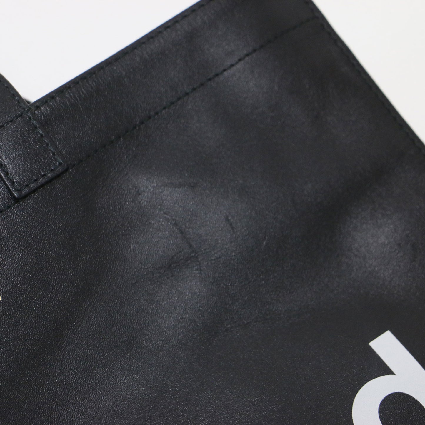 ヒュージロゴ レザー トートバッグ / HUGE LOGO SA9001HL ショルダーバッグ 肩掛け 牛革