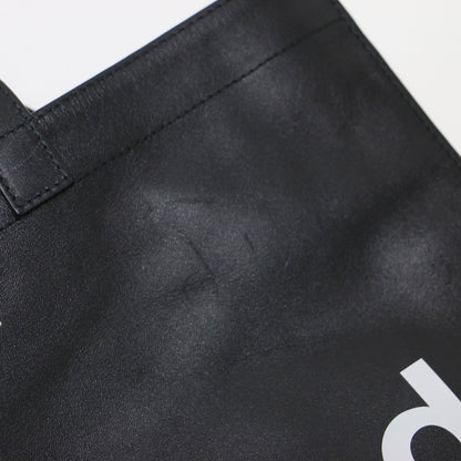 ヒュージロゴ レザー トートバッグ / HUGE LOGO SA9001HL ショルダーバッグ 肩掛け 牛革