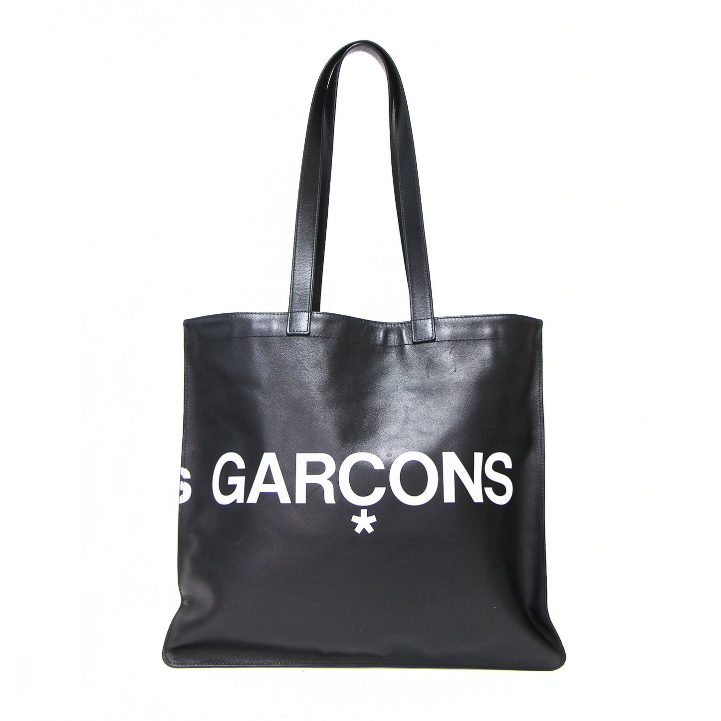 ヒュージロゴ レザー トートバッグ / HUGE LOGO SA9001HL ショルダーバッグ 肩掛け 牛革