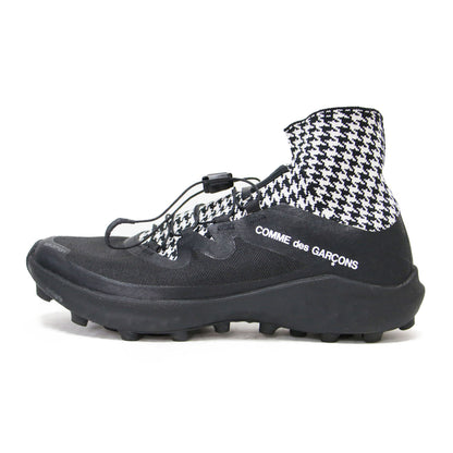 × salomon 21秋冬 千鳥格子 ハイカット スニーカー / ハウンドトゥース 切替