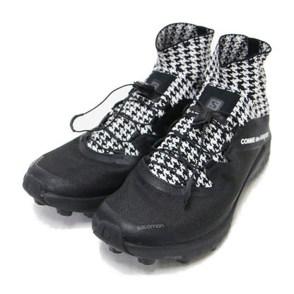 × salomon 21秋冬 千鳥格子 ハイカット スニーカー / ハウンドトゥース 切替