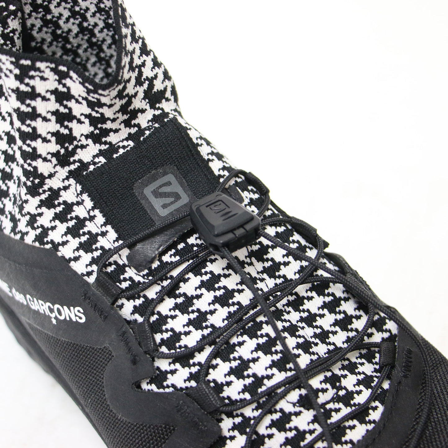 × salomon 21秋冬 千鳥格子 ハイカット スニーカー / ハウンドトゥース 切替