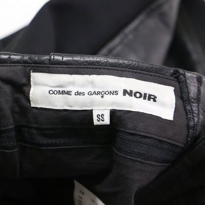 NOIR レザー ドッキング パンツ GR-P205 / ジョッパーズ テーパード コンビ 牛革 ウール
