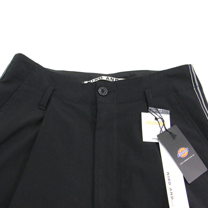 × niko and ... 別注 25秋冬 側章 ワイド パンツ / ハイウエスト タック サイドライン