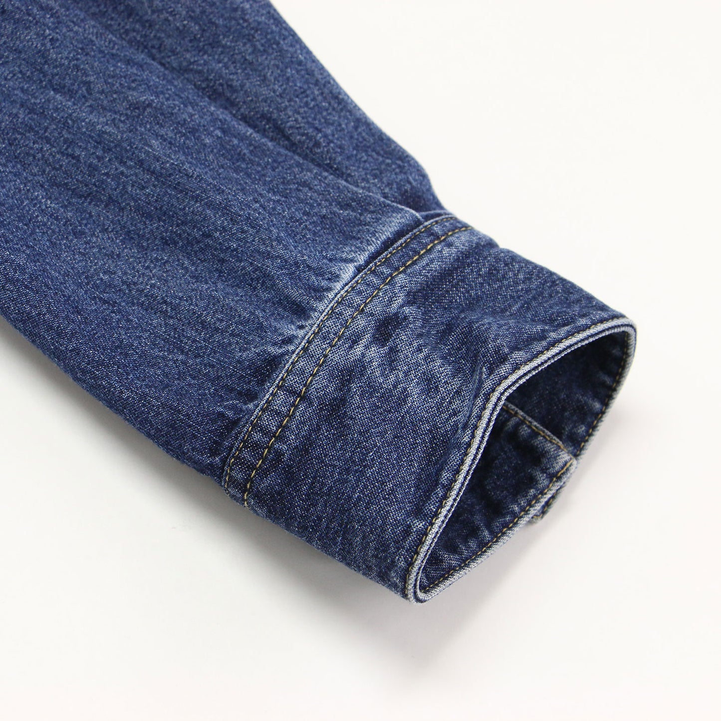 24秋冬 ショート デニム シャツ / ジャケット 長袖 ワイド ボリュームスリーブ コットン