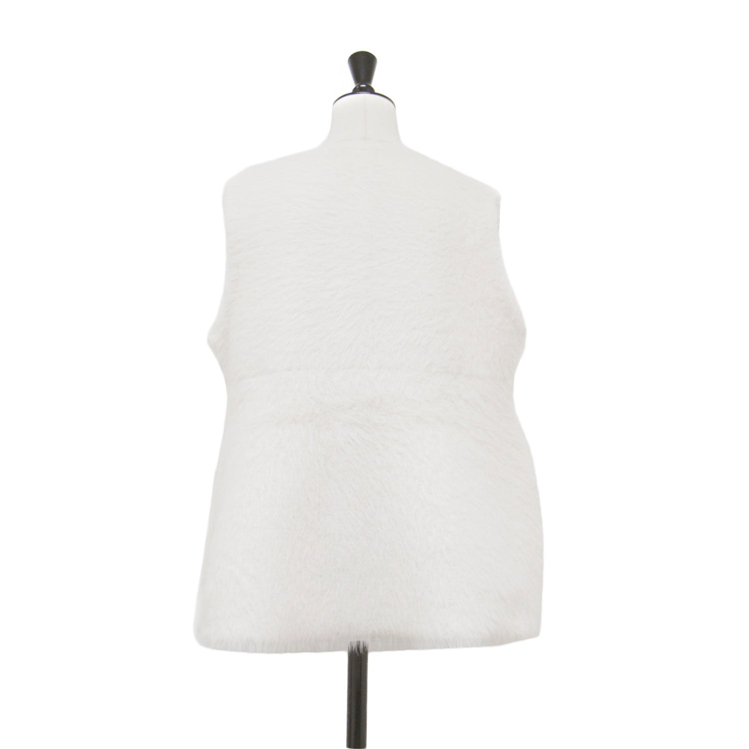 24秋冬 フェザーヤーン ペプラム ベスト / ニット クルーネック