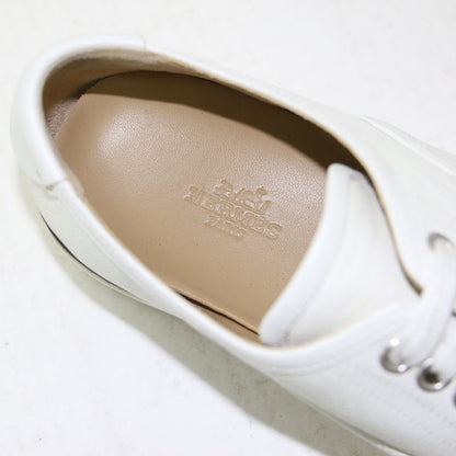 レザー ローカット スニーカー / デッキシューズ レースアップ