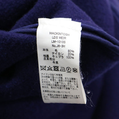 ヘリンボーン柄 ダッフルコート / LDS WEIR ロング フード付き トグル釦 ウール