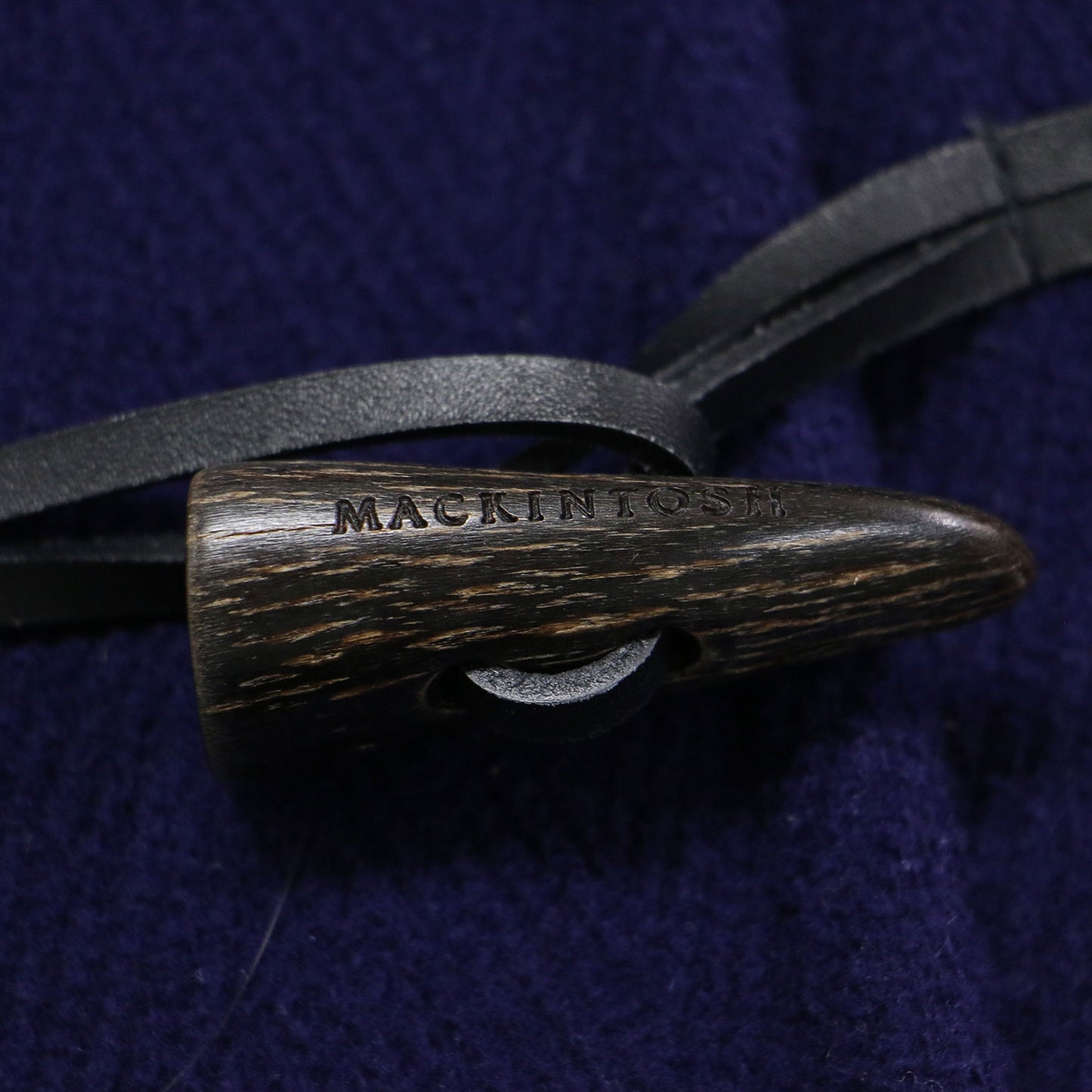 ヘリンボーン柄 ダッフルコート / LDS WEIR ロング フード付き トグル釦 ウール