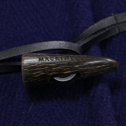 ヘリンボーン柄 ダッフルコート / LDS WEIR ロング フード付き トグル釦 ウール