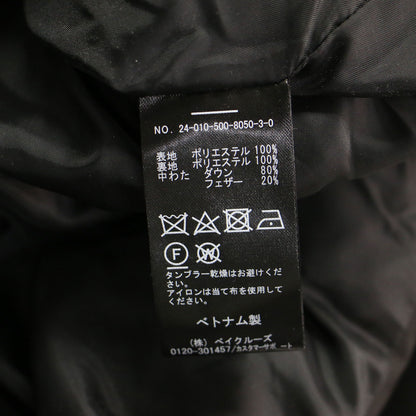 24秋冬 Short ダウン ジャケット / ブルゾン ショート丈 スタンドカラー