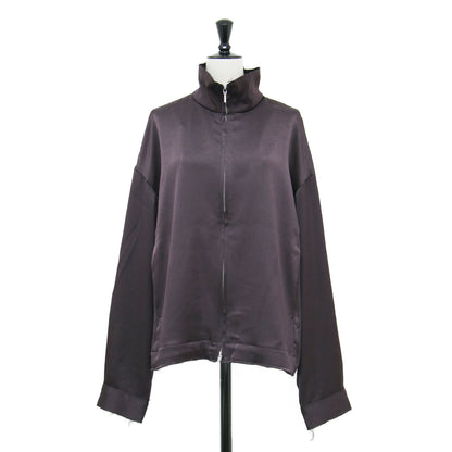 25秋冬 フェクダ サテン ブルゾン / Phekda satin blouson トラックジャケット ジップアップ 長袖 スタンドカラー